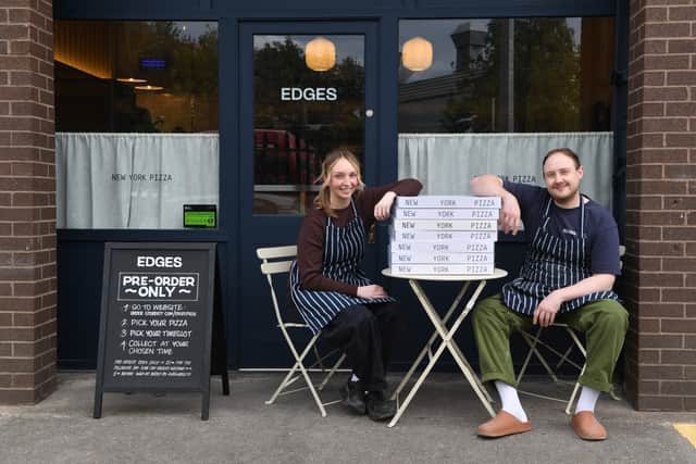 Co-owners Grace Ward and Edge Denston.