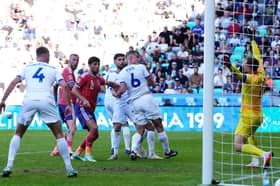 NOT FOR PASSING: The Slovenia defence with Leeds United's Jaka Bijol and teammate Jan Oblak.