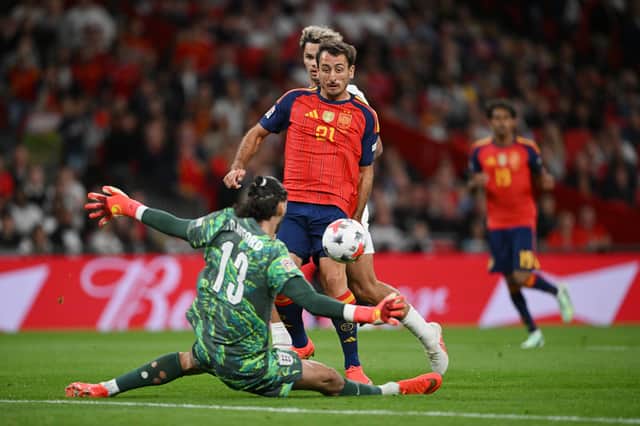James Trafford played well for England despite conceding three goals.