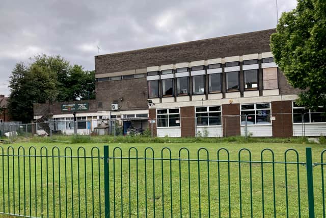 The old Kellingley Social Club building, in Knottingley, was demolished in March 2026