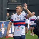  Sir Kevin Sinfield at Wakefield Trinity Rugby League Club finishing day 3 of his ultramarathons