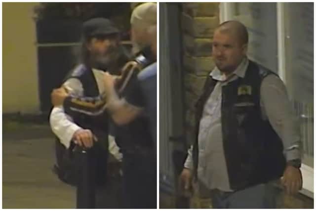 Police are searching for these two men.