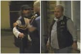 Police are searching for these two men.