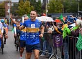 **EMBARGOED FOR YORKSHIRE POST ONLY** 
Sir Kevin Sinfield stopped at AMT Headingley, home of the Leeds Rhinos, on the fourth day of his 7 in 7: The Grand Finale challenge, running an extra mile with members of the Motor Neurone Disease (MND) community.
Picture Jonathan Gawthorpe
30th September 2026