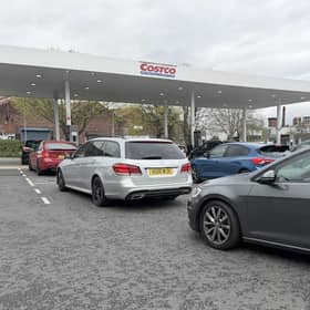 Costco fuel queues