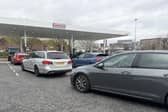 Costco fuel queues