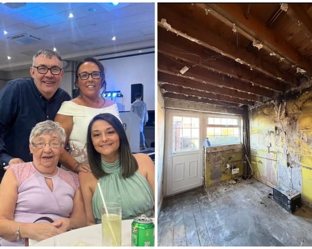 A family has launched an appeal after their mum's kitchen was badly damaged in a fire.