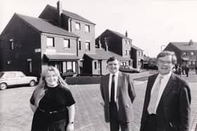 The first phase was opened in September 1987 by Tenants' Association chairman Pat Tallett, left, with housing committe chairman Coun Bill Kilgallon, centre, and Coun John Gunnell (Labour, Hunslet).
