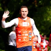 Sir Kevin Sinfield waving