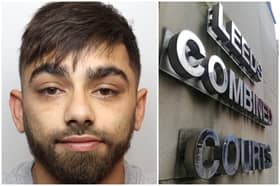 Hussain (pictured) was jailed at Leeds Crown Court for 44 months.