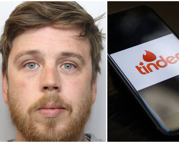 Appleton (pictured) lied about his surname so the woman on Tinder could not find out that he was a convicted paedophile.