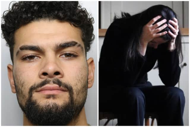 Berkeley (pictured) was jailed for the attack on his partner which left her with a broken jaw.