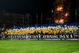 VENUE: The Stadion Bilino Polje in Zenica where a Leeds United pair will do battle.