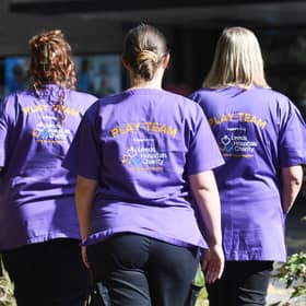 Play team staff at Leeds Children's Hospital