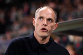 DECISION: On Leeds United striker Dominic Calvert-Lewin from England boss Thomas Tuchel, above.