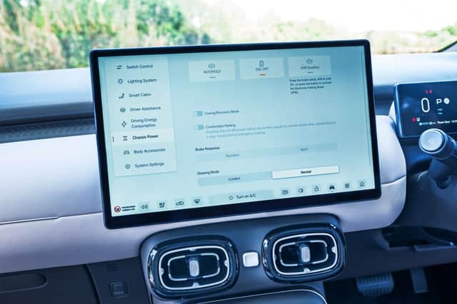 The infotainment system needs some refinement