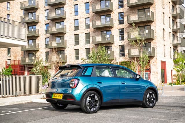 It's hardly a pretty car, but it blends in with the latest launches quite nicely
