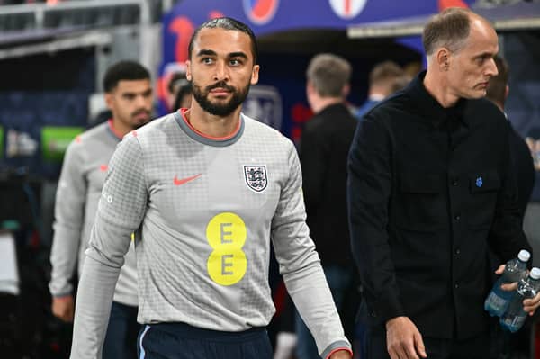 Dominic Calvert-Lewin came off the bench for England on Tuesday.