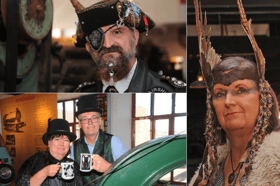 Steampunk fans and alternative fashion enthusiasts descended on Leeds Industrial Museum at Armley Mills for the return of the popular two-day festival  