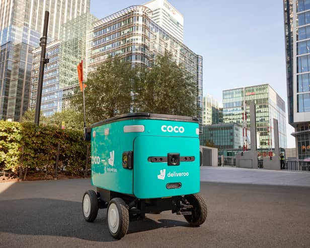 Deliveroo and Coco Robotics have joined forces to launch a new robot delivery service