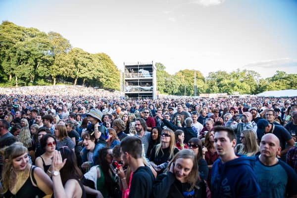 Crowd at Bingley Music Live 2018.