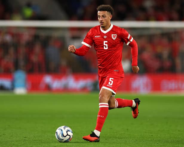 IMPRESSIVE: Again, Leeds United captain Ethan Ampadu for Wales.