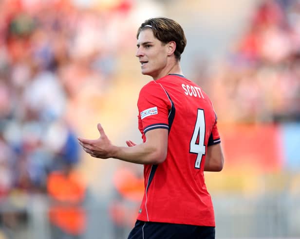 Alex Scott looks set to miss Bournemouth's meeting with Leeds United.