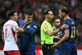 Tarik Muharemovic was in action for Bosnia on Monday night.