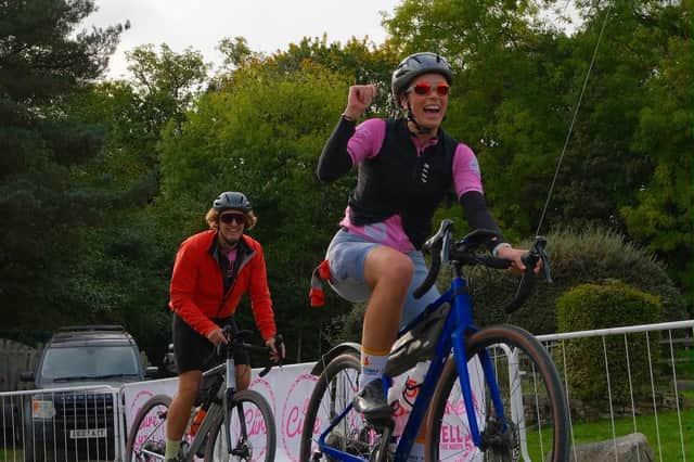 The challenge involved a 110km cycle across Yorkshire