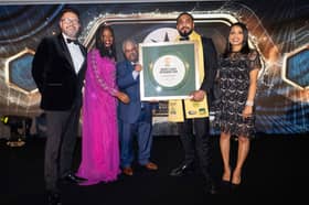 BBC Presenter Jon Kay, Dawn Butler MP, Syed Belal Ahmed, Junior Rashid and BBC's Luxmy
Gopal.