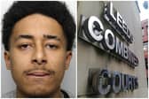 Scotter (pictured) was jailed at Leeds Crown Court for the knife attack on Christmas Day.