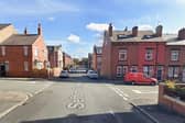 The crash took place on Sefton Terrace in Beeston yesterday