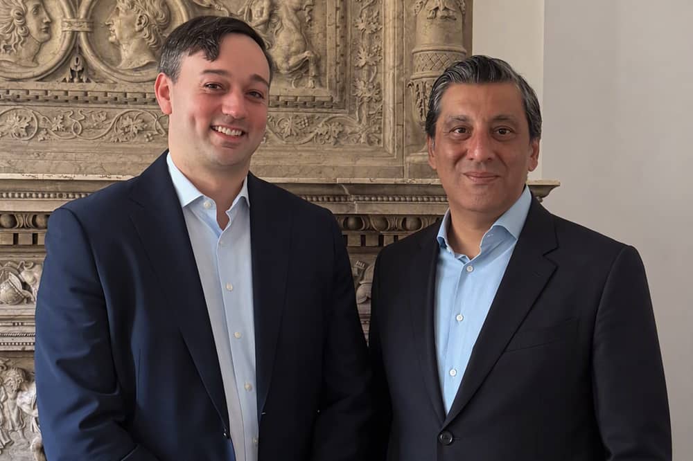 Founder and CEO of Ledgebrook, Gage Caligaris, met with Dr. Nazim Cetin, CEO of Alllianz X