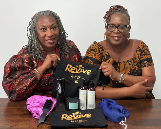 Eren and Marina created the Revive pack to improve awareness around how to look after African and Caribbean hair and skin