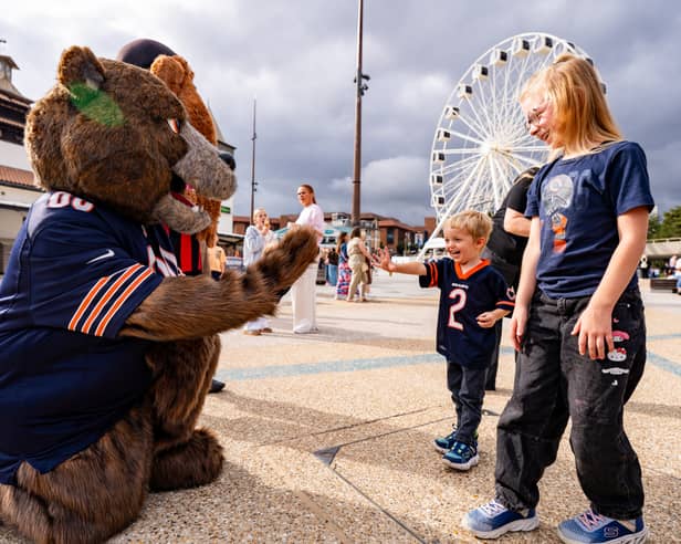 Staley Da Bear, Zach Miller and more are heading to Leeds this weekend as part of the Chicago Bears' first UK tour