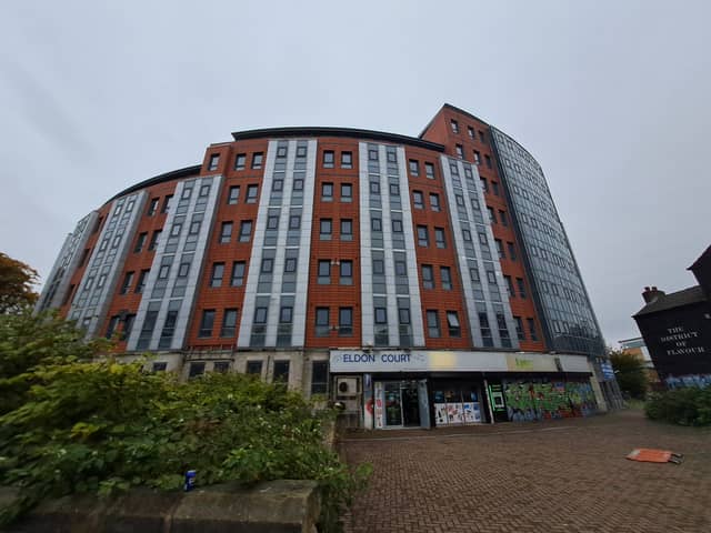 Eldon Court in Leeds was evacuated over fire safety concerns 