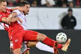 Nico Elvedi in action for Switzerland last night.
