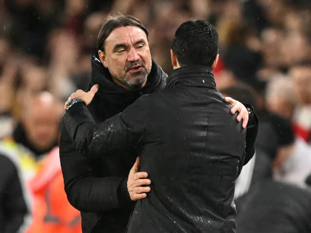 BRAVE CALL: From Leeds United boss Daniel Farke as his side meet Arsenal and Mikel Arteta, above, again.
