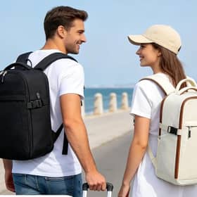 The Hayayu 40x30x20cm Ryanair cabin backpack is currently £15.99, reduced by 41% from £26.99.
