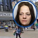 Revans (inset) stole underwear from M&S on Briggate.