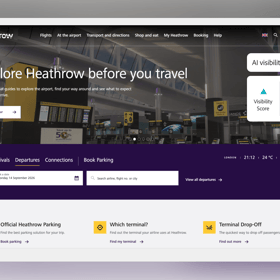 The partnership hopes to improve the digital experience of Heathrow's 84.5 million annual passengers