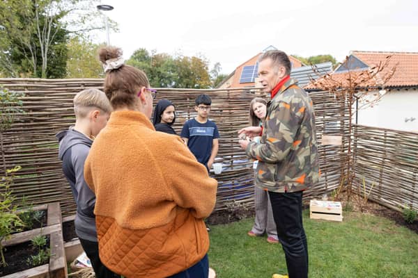 Opening of the Garden of Memories with Chris Packham, at Martin House Children's Hospice