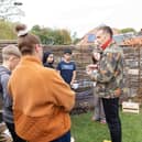 Opening of the Garden of Memories with Chris Packham, at Martin House Children's Hospice