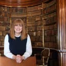 Chief executive officer Rachel Crewes in The Library at Harewood House