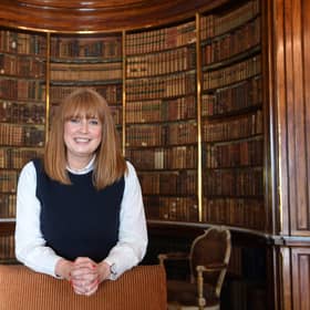 Chief executive officer Rachel Crewes in The Library at Harewood House