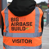 9th October 2026
Yorkshire Air Ambulance Charity has launched the final fundraising push for its new £9 million Northern Airbase, with £400,000 still needed to complete and equip the purpose-built facility near Thirsk.
Pictured hi-vis vests on site
Picture Gerard Binks