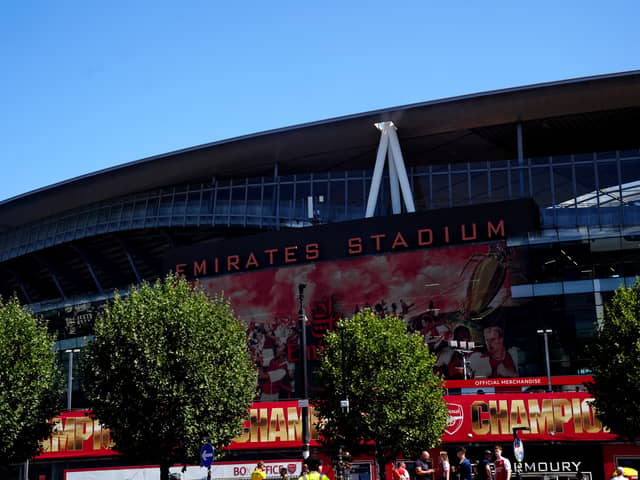CHAMPIONS AWAIT: As Leeds United face Arsenal at the Emirates, above.
