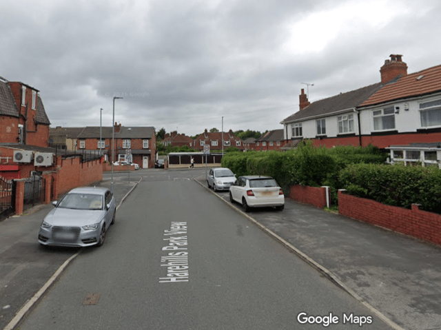 Police attended an e-scooter crash in Harehills Park View in Leeds