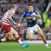 Joel Moon playing for Leeds Rhinos in the 2015 Super League Grand Final 