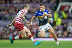 Joel Moon playing for Leeds Rhinos in the 2015 Super League Grand Final 